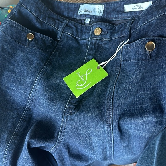 Sam Edelman Codie High Rise Soft Wide LegJeans - 31 - Picture 3 of 7